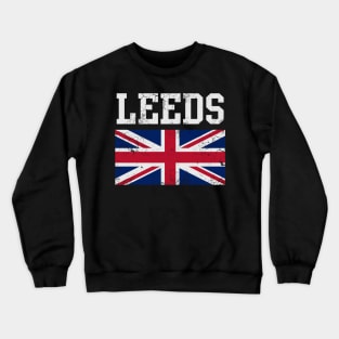 Leeds United Kingdom Union Jack England Crewneck Sweatshirt